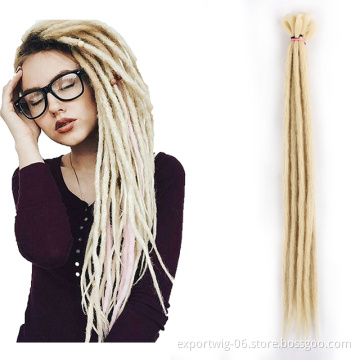 Answer Hot Selling Factory Price Dread Locks Crochet Braid Hair Faux Locs Synthetic Hair Extension for Women